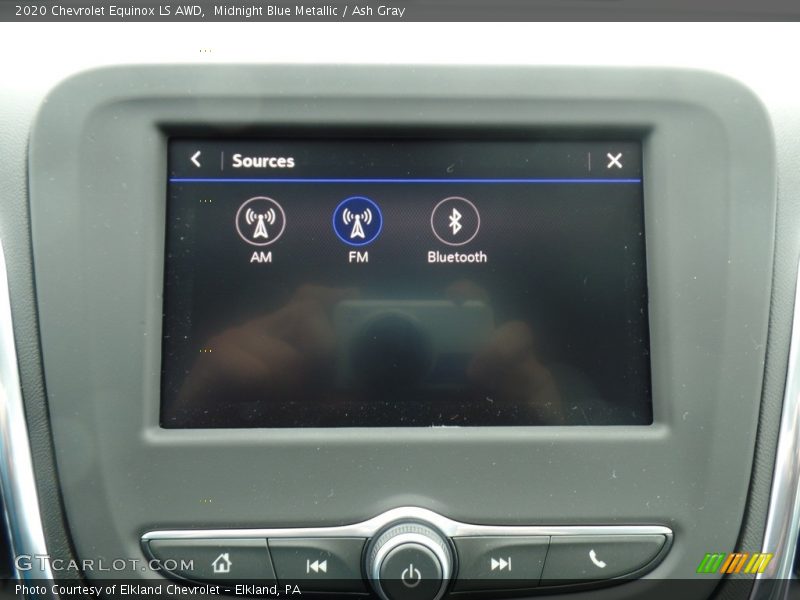 Midnight Blue Metallic / Ash Gray 2020 Chevrolet Equinox LS AWD