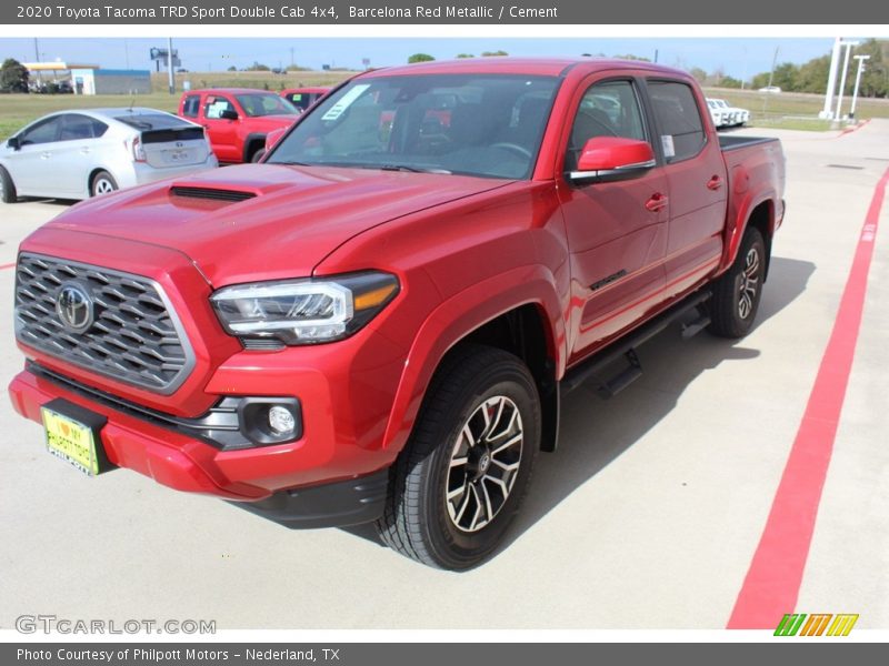 Barcelona Red Metallic / Cement 2020 Toyota Tacoma TRD Sport Double Cab 4x4