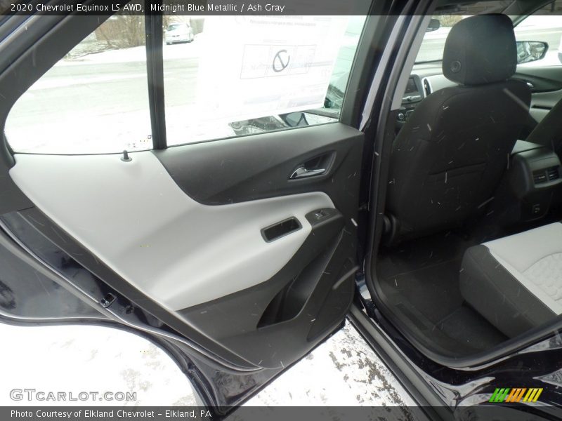 Midnight Blue Metallic / Ash Gray 2020 Chevrolet Equinox LS AWD