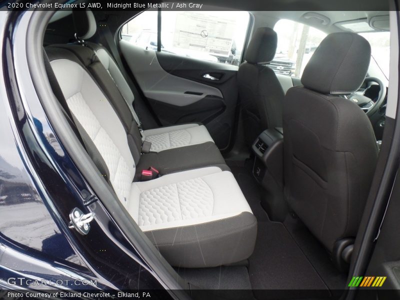 Midnight Blue Metallic / Ash Gray 2020 Chevrolet Equinox LS AWD