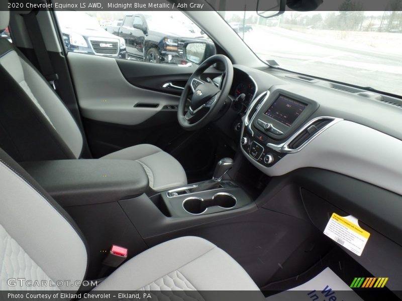 Midnight Blue Metallic / Ash Gray 2020 Chevrolet Equinox LS AWD