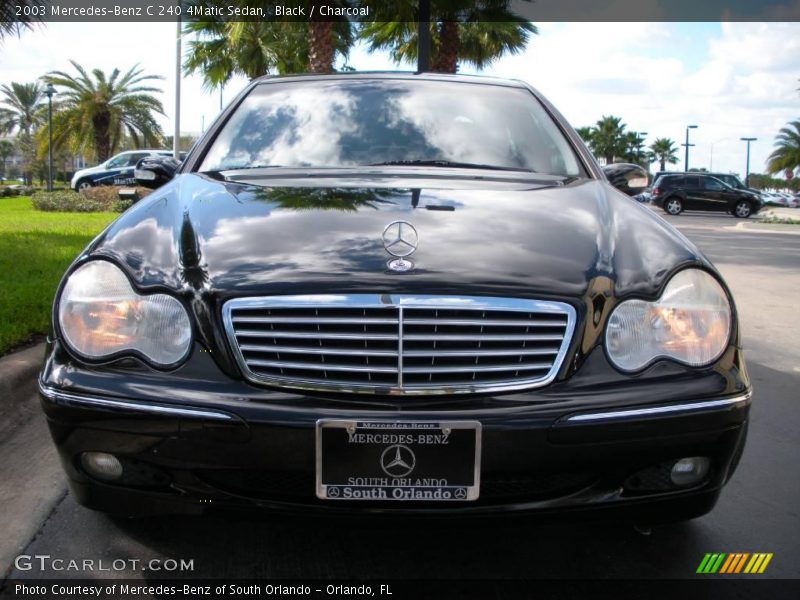 Black / Charcoal 2003 Mercedes-Benz C 240 4Matic Sedan