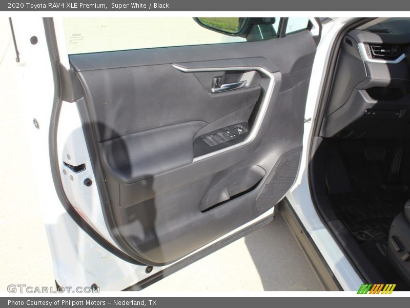 Super White / Black 2020 Toyota RAV4 XLE Premium