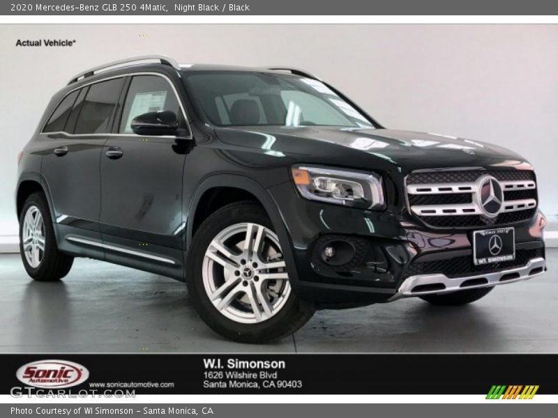 Night Black / Black 2020 Mercedes-Benz GLB 250 4Matic