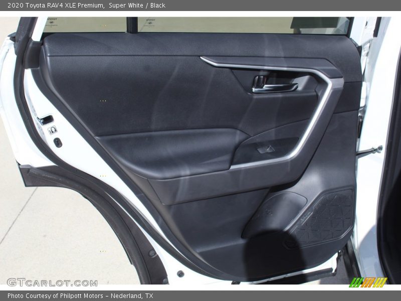 Super White / Black 2020 Toyota RAV4 XLE Premium