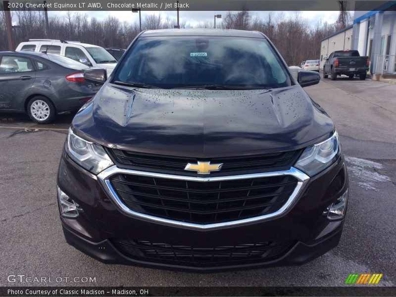 Chocolate Metallic / Jet Black 2020 Chevrolet Equinox LT AWD