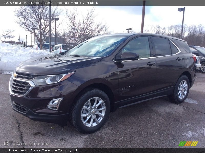 Chocolate Metallic / Jet Black 2020 Chevrolet Equinox LT AWD
