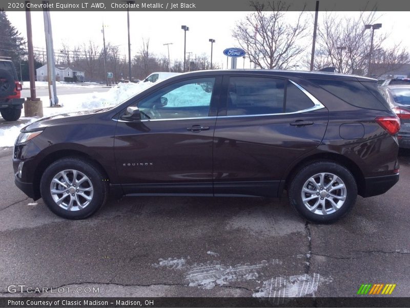 Chocolate Metallic / Jet Black 2020 Chevrolet Equinox LT AWD