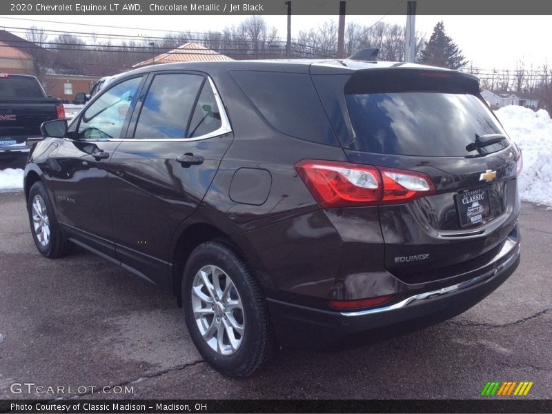 Chocolate Metallic / Jet Black 2020 Chevrolet Equinox LT AWD