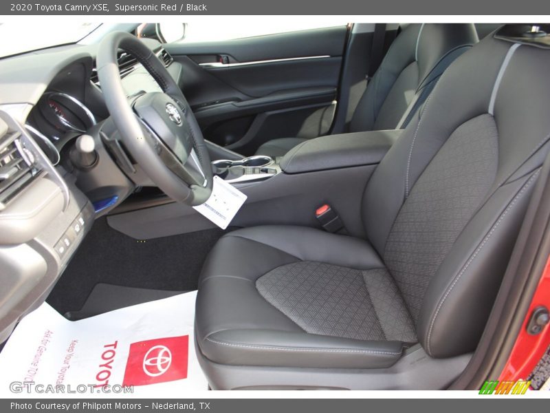 Supersonic Red / Black 2020 Toyota Camry XSE