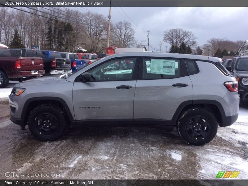 Billet Silver Metallic / Black 2020 Jeep Compass Sport