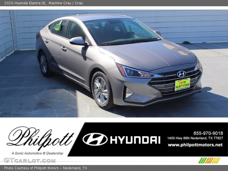 Machine Gray / Gray 2020 Hyundai Elantra SE