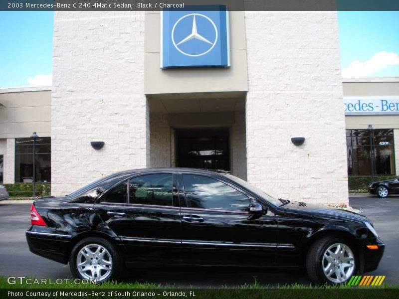 Black / Charcoal 2003 Mercedes-Benz C 240 4Matic Sedan