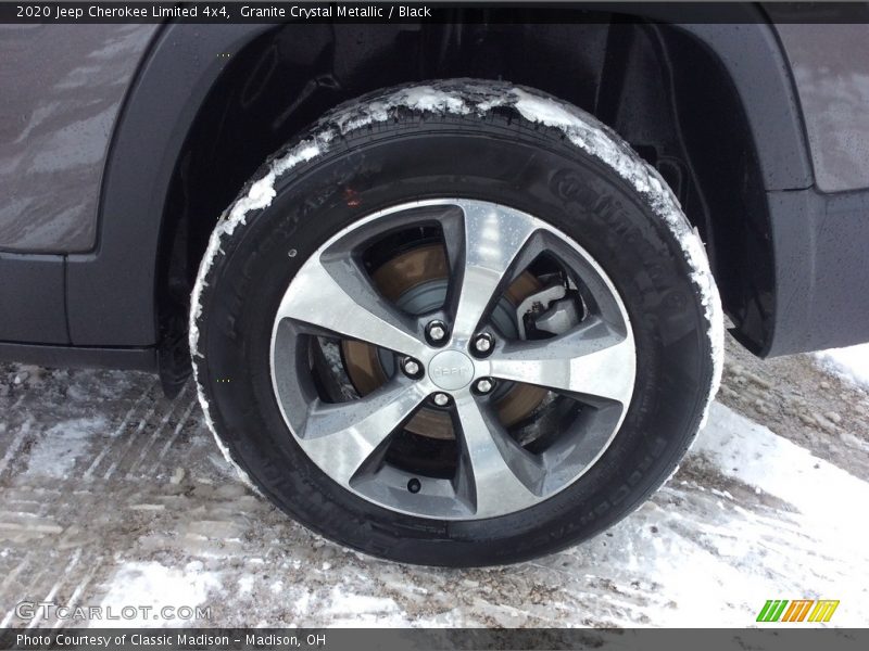 Granite Crystal Metallic / Black 2020 Jeep Cherokee Limited 4x4
