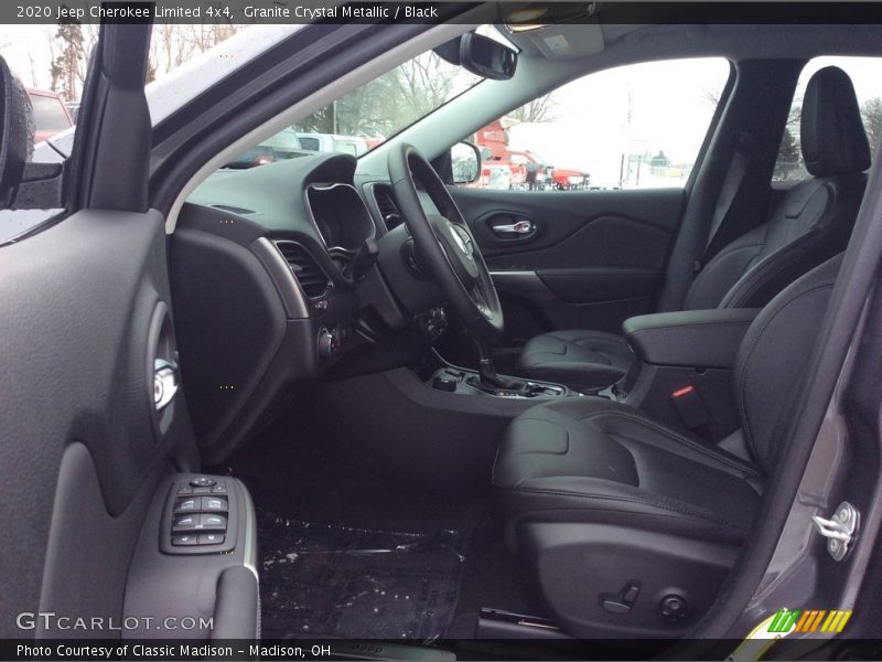 Granite Crystal Metallic / Black 2020 Jeep Cherokee Limited 4x4