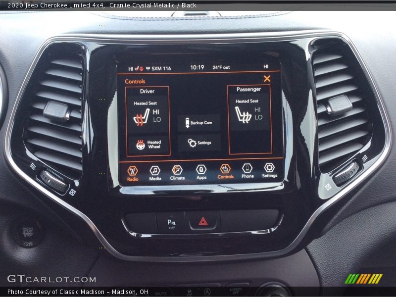 Granite Crystal Metallic / Black 2020 Jeep Cherokee Limited 4x4