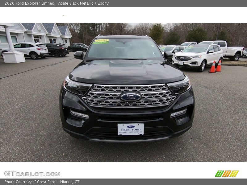 Agate Black Metallic / Ebony 2020 Ford Explorer Limited