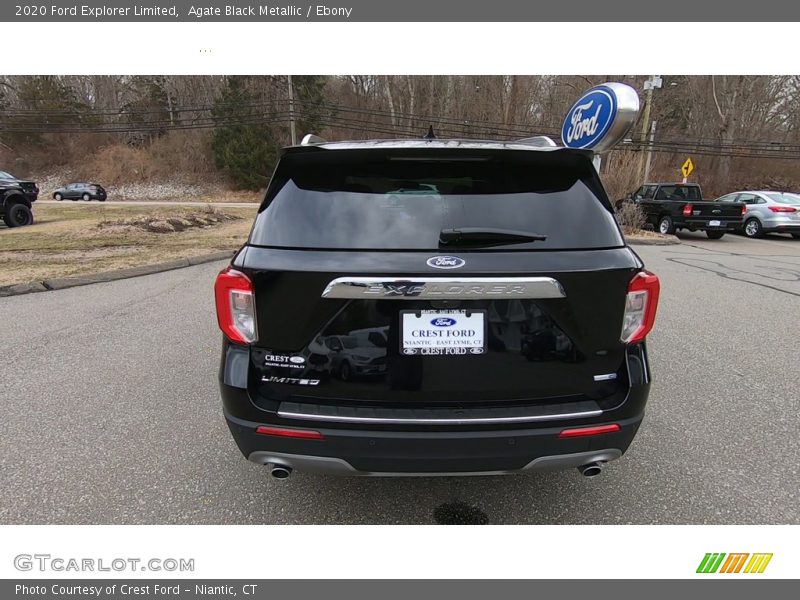 Agate Black Metallic / Ebony 2020 Ford Explorer Limited