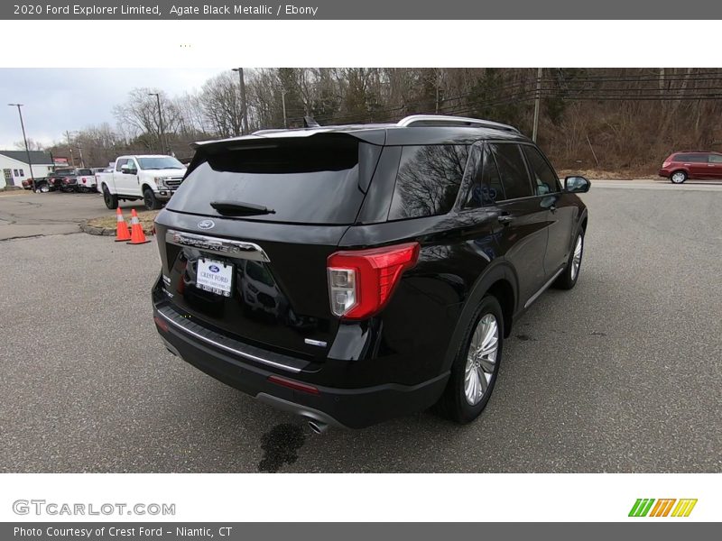 Agate Black Metallic / Ebony 2020 Ford Explorer Limited