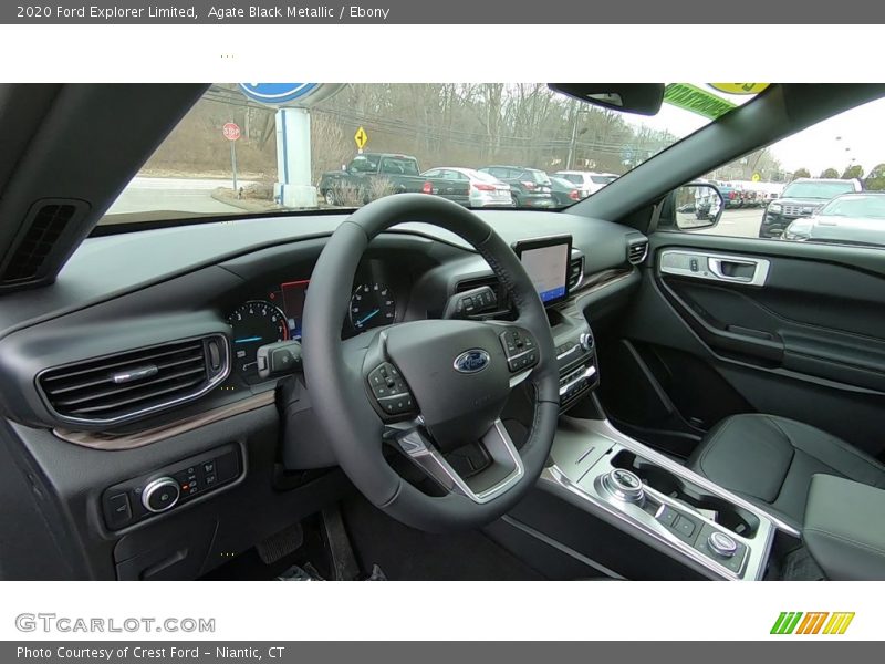 Agate Black Metallic / Ebony 2020 Ford Explorer Limited