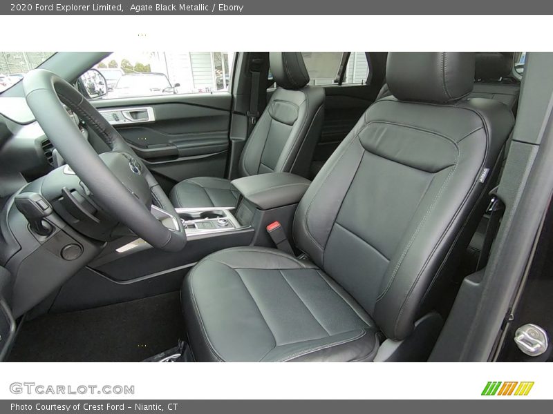 Agate Black Metallic / Ebony 2020 Ford Explorer Limited