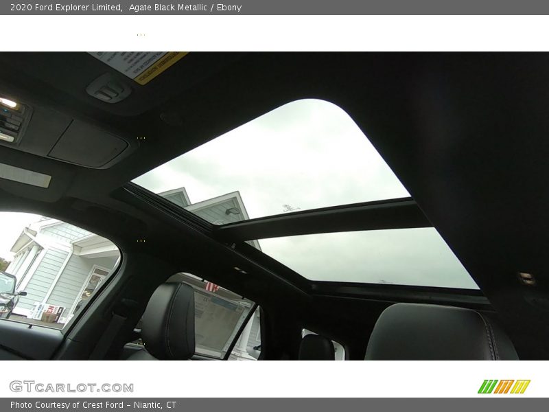 Agate Black Metallic / Ebony 2020 Ford Explorer Limited