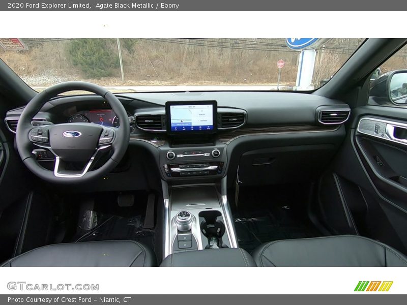 Agate Black Metallic / Ebony 2020 Ford Explorer Limited