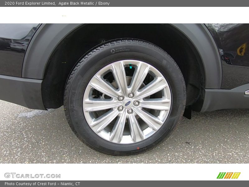 Agate Black Metallic / Ebony 2020 Ford Explorer Limited