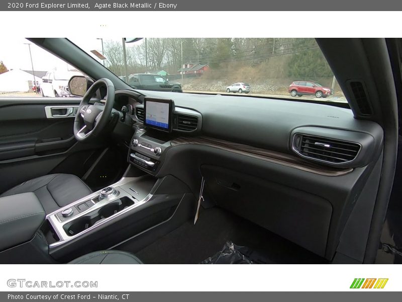 Agate Black Metallic / Ebony 2020 Ford Explorer Limited