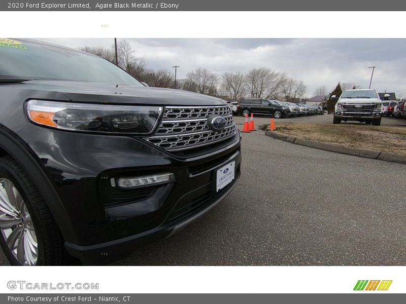 Agate Black Metallic / Ebony 2020 Ford Explorer Limited