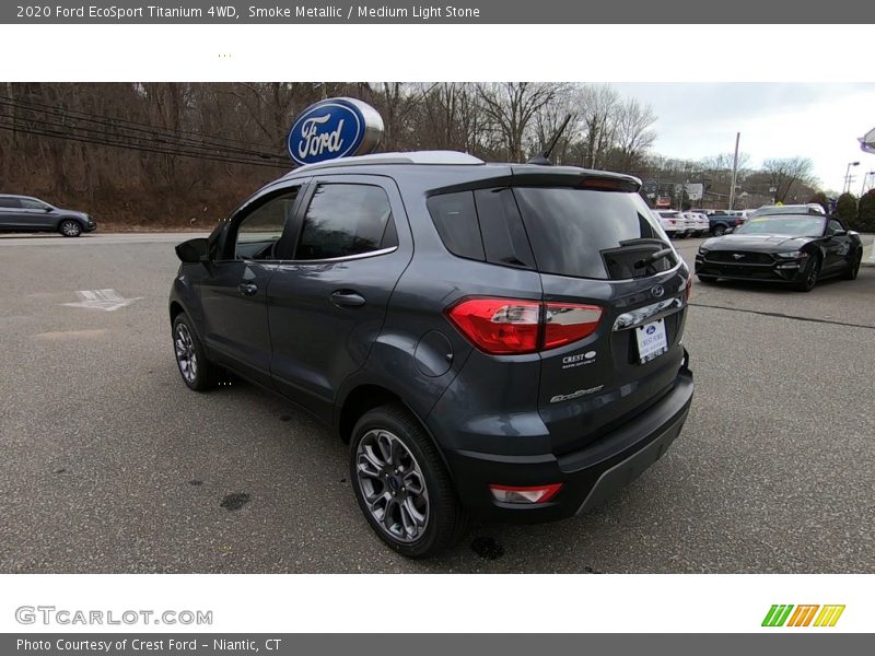 Smoke Metallic / Medium Light Stone 2020 Ford EcoSport Titanium 4WD