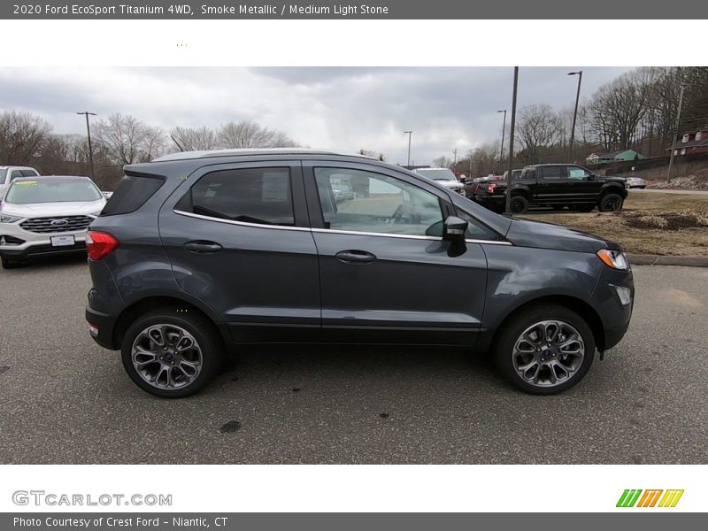 Smoke Metallic / Medium Light Stone 2020 Ford EcoSport Titanium 4WD