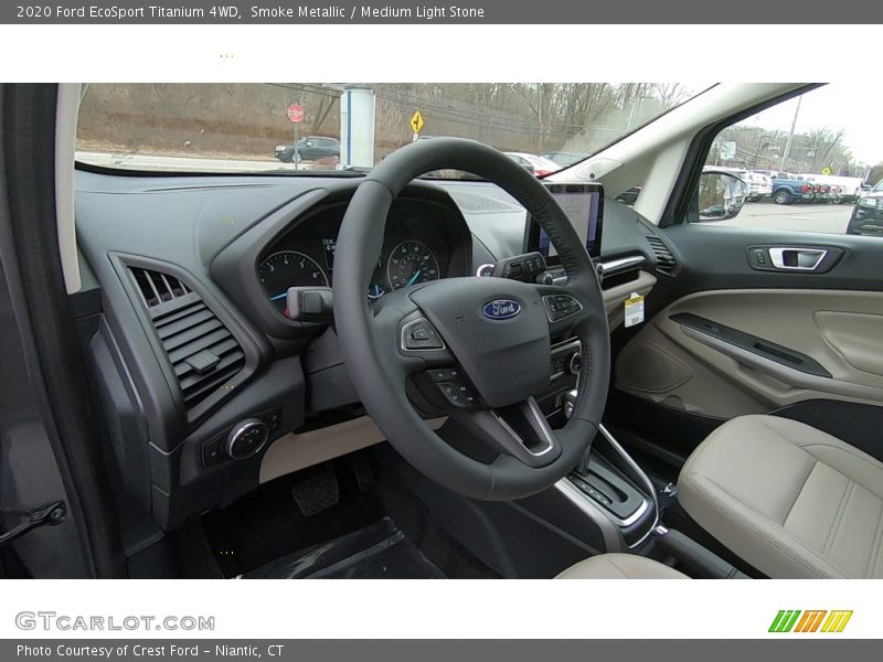 Smoke Metallic / Medium Light Stone 2020 Ford EcoSport Titanium 4WD