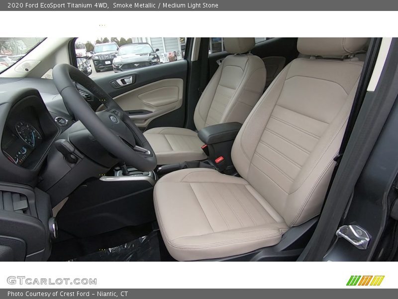 Smoke Metallic / Medium Light Stone 2020 Ford EcoSport Titanium 4WD