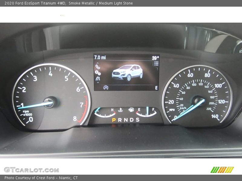 Smoke Metallic / Medium Light Stone 2020 Ford EcoSport Titanium 4WD