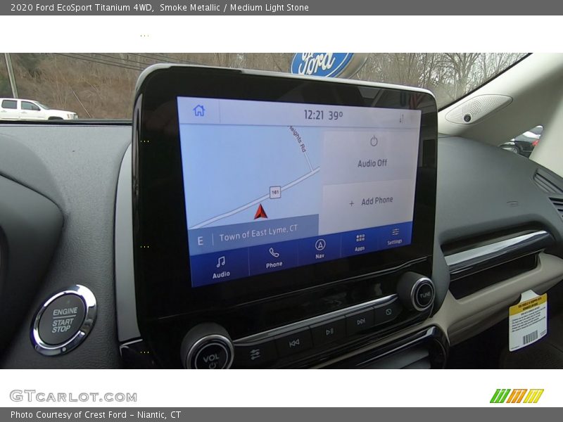 Smoke Metallic / Medium Light Stone 2020 Ford EcoSport Titanium 4WD
