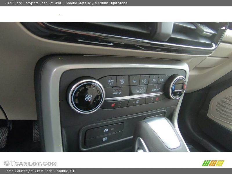Smoke Metallic / Medium Light Stone 2020 Ford EcoSport Titanium 4WD