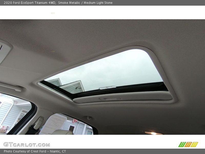 Smoke Metallic / Medium Light Stone 2020 Ford EcoSport Titanium 4WD