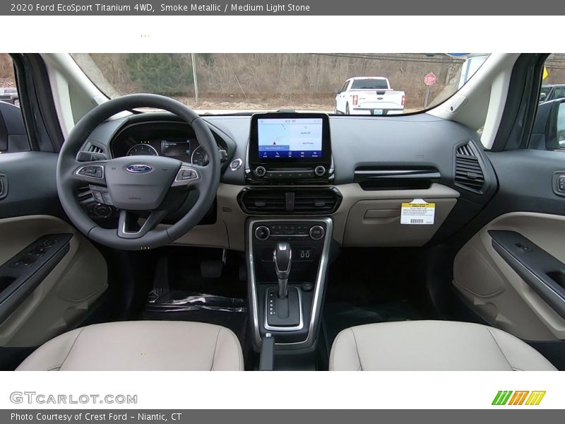 Smoke Metallic / Medium Light Stone 2020 Ford EcoSport Titanium 4WD