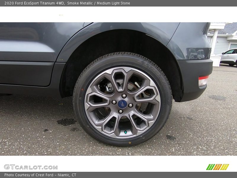 Smoke Metallic / Medium Light Stone 2020 Ford EcoSport Titanium 4WD