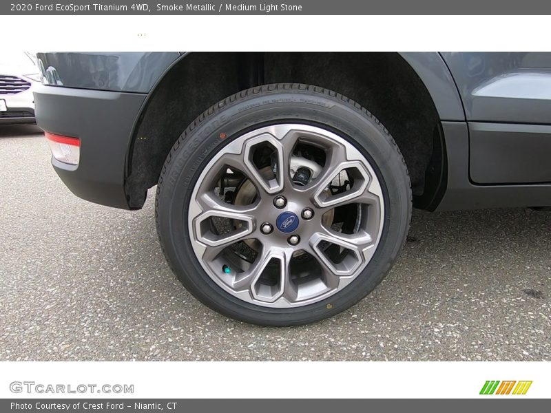 Smoke Metallic / Medium Light Stone 2020 Ford EcoSport Titanium 4WD