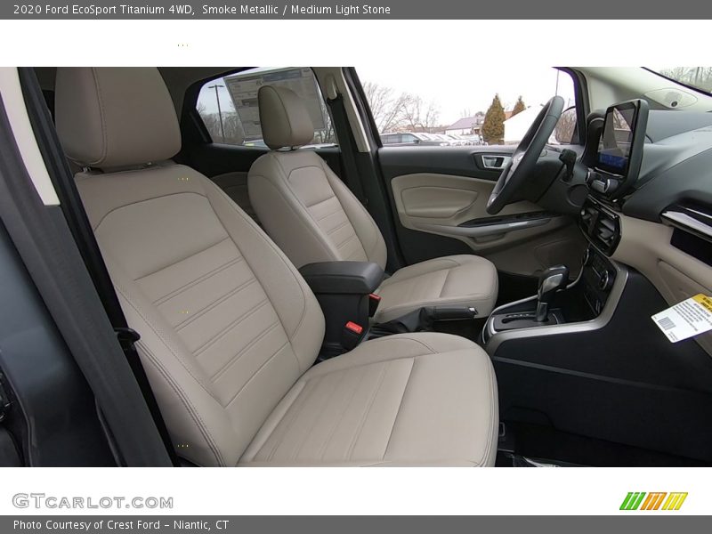 Smoke Metallic / Medium Light Stone 2020 Ford EcoSport Titanium 4WD