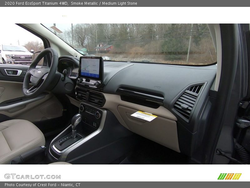 Smoke Metallic / Medium Light Stone 2020 Ford EcoSport Titanium 4WD