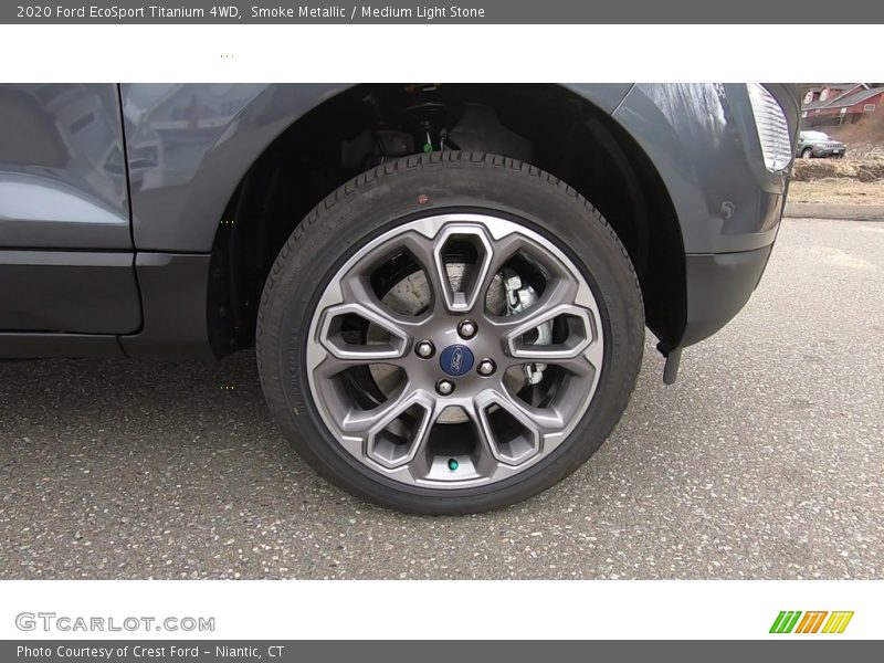 Smoke Metallic / Medium Light Stone 2020 Ford EcoSport Titanium 4WD