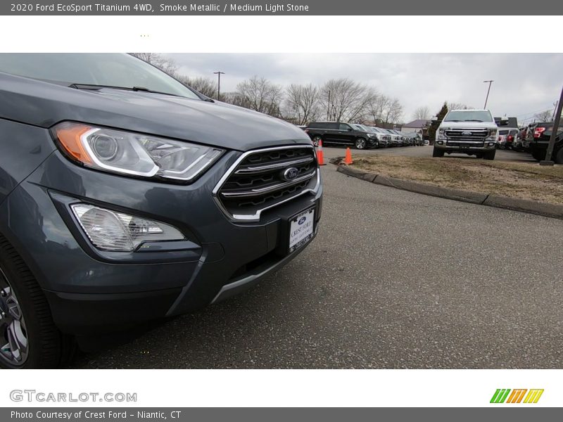 Smoke Metallic / Medium Light Stone 2020 Ford EcoSport Titanium 4WD