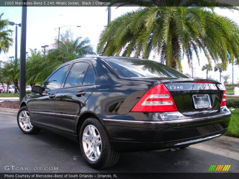 Black / Charcoal 2003 Mercedes-Benz C 240 4Matic Sedan