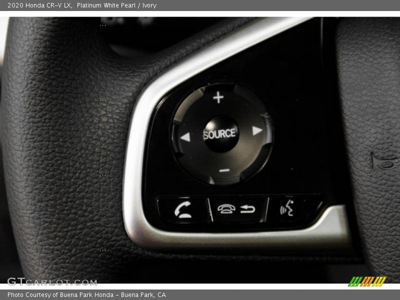 Platinum White Pearl / Ivory 2020 Honda CR-V LX