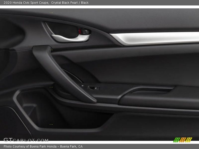Crystal Black Pearl / Black 2020 Honda Civic Sport Coupe