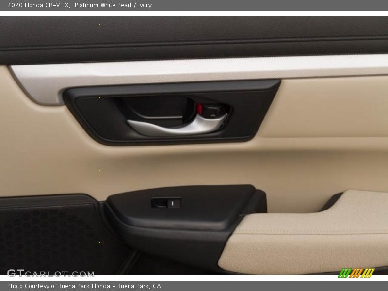 Platinum White Pearl / Ivory 2020 Honda CR-V LX