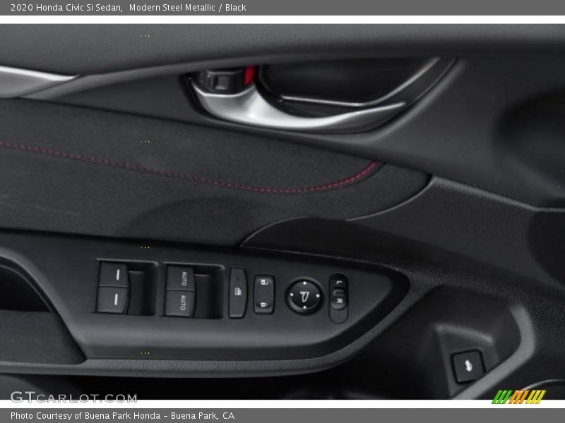 Modern Steel Metallic / Black 2020 Honda Civic Si Sedan
